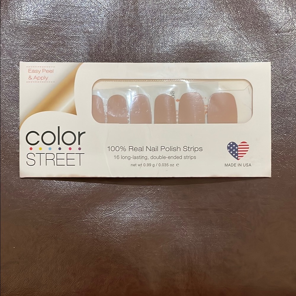 Color Street Nail Polish Strips - Warm Brown